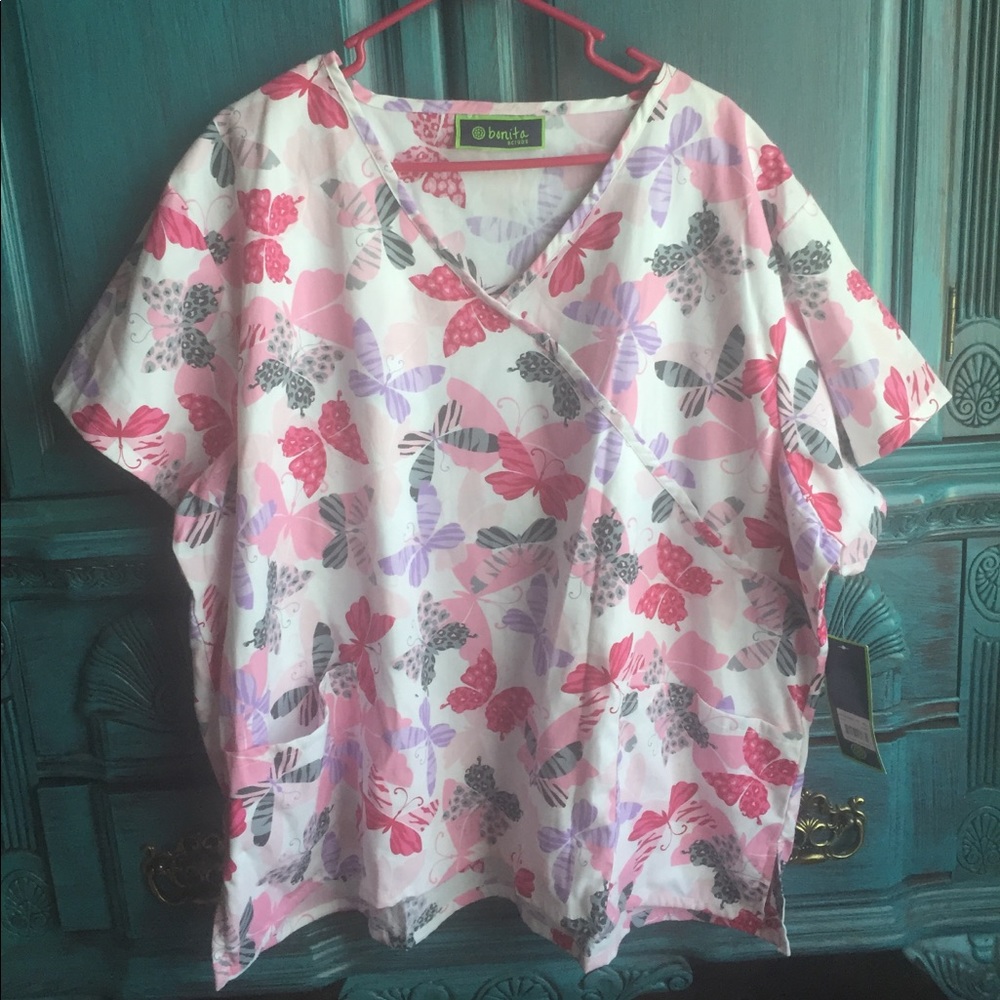 Plus Size Scrub Top